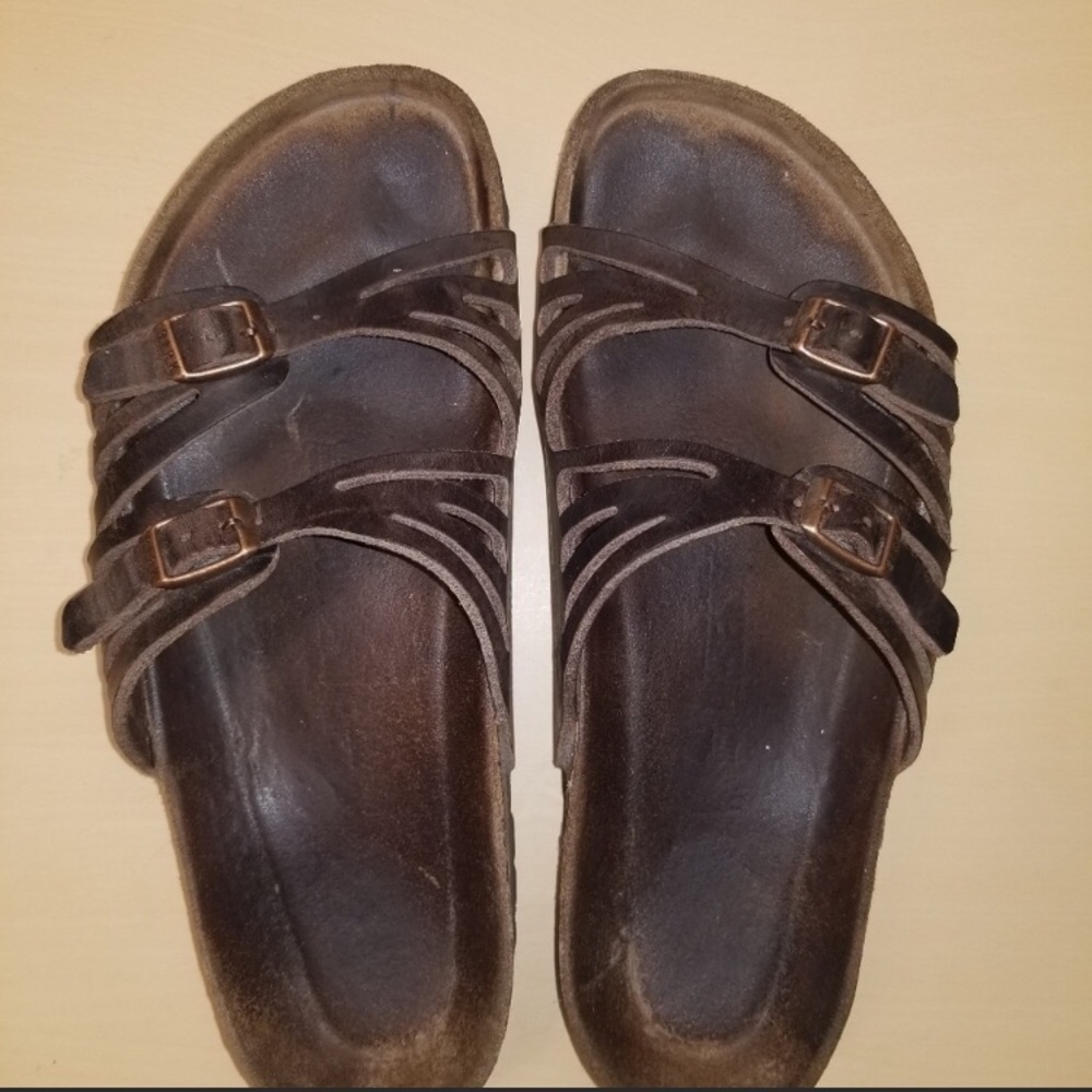 Birkenstock Grenada Sandals soft sole brown 💛